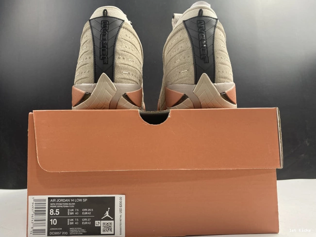 Jordan AIR Clot 14 Terra Retro DC9857-200 Blush Low 0730